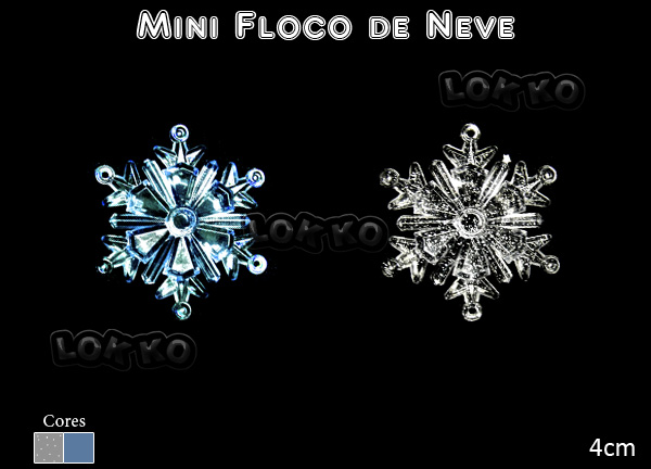 Lembrancinha Mini floco de neve